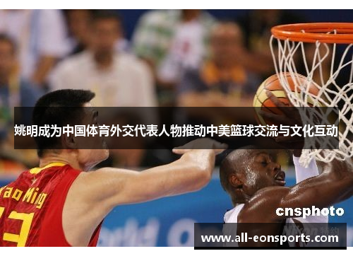 姚明成为中国体育外交代表人物推动中美篮球交流与文化互动 姚明成为中国体育外交代表人物推动中美篮球交流与文化互动